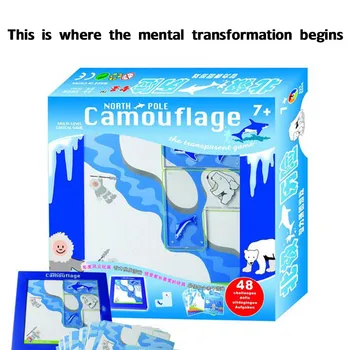 

IQ Puzzle Challenge & Solution Family Board Game Arctic Adventure Children's Logic Thinking Game Intelligence