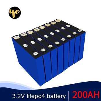 

32PCS 3.2V 200Ah lifepo4 battery Lithium iron phosphate cell 3C for diy 12V 24V Solar Energy EV RV battery pack EU US TAX Free