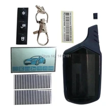 A91 lcd display + Zebra Papier + LCD schlüsselanhänger körper Fall Für Russische Starline A91 lcd fernbedienung zwei weg auto Alarm System