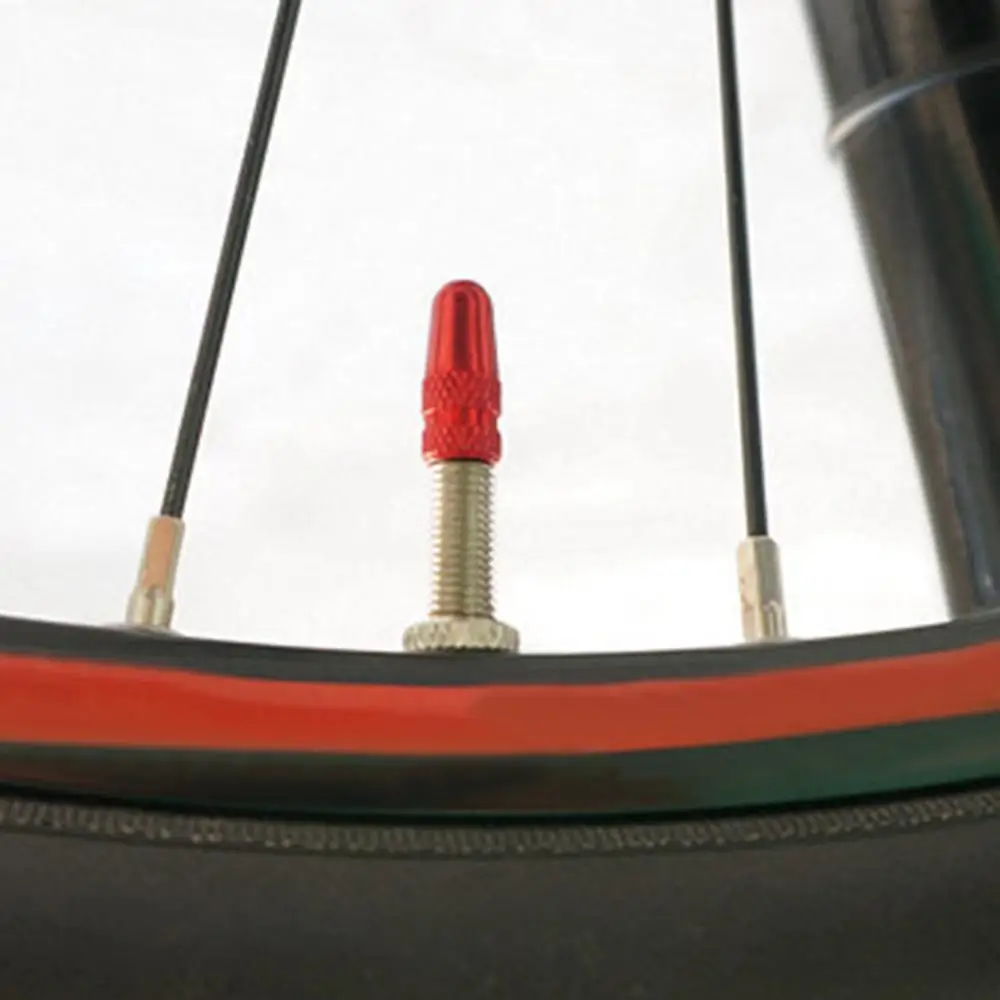 

2 Pcs Aluminum Alloy Road Bicycle Tire Valve Cap Durable Bicycle Cycling Valve Bicycle Accessories