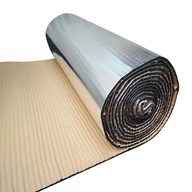 1pc 5mm Car Soundproof Deadening Mat Firewall Insulation Audio Noise Insulator Pad 25x50cm Soundproof Pad Insulation