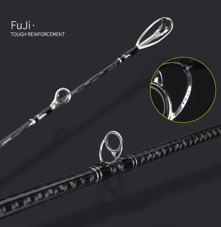 Палисандр Fuji направляющие и Fuji катушка сиденье 2,2 м H мощность Литье Удочки углеродное волокно рыболовные снасти приманка стержень 2 секции