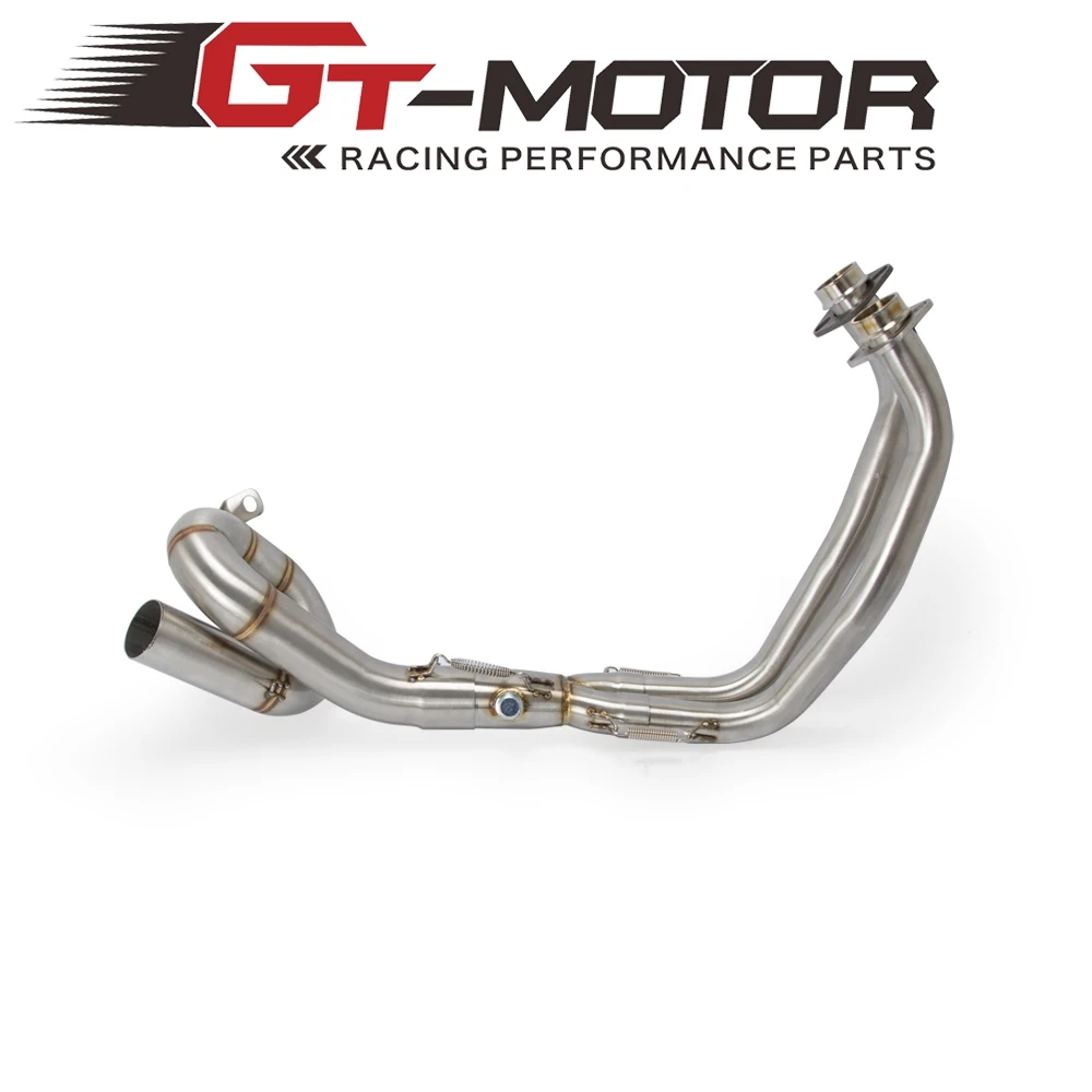 

Motorcycle Full Exhaust System Slip On Front Tube Pipe For Yamaha MT07 MT-07 FZ07 FZ-07 2014-2018 XSR700 Tracer 2016-2017