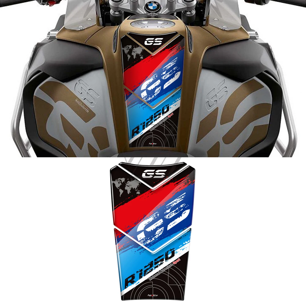 Motorcycle Gas Tank Pad Protector Case for BMW R1250GS Adventure 2019-2020 3D Resin