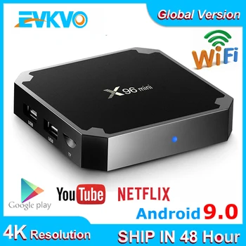 

X96 mini X96mini Android 9.0 Smart TV BOX 2GB/16GB TVBOX X 96 mini Amlogic S905W H.265 4K 2.4GHz WiFi Media Player Set Top Box
