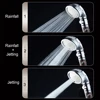 Shower Head High Pressure Water Saving with On/Off Switch Stop Button Ionic Mineral Anion 3 Modes Handheld Bathroom Showerheads 3