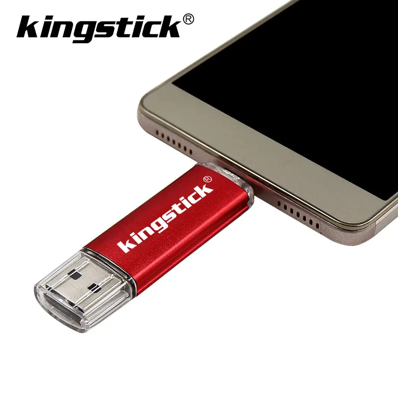 Флэш накопитель USB горячая Распродажа 2 в 1 4 ГБ 8 16 флэш 32 64 карта памяти OTG