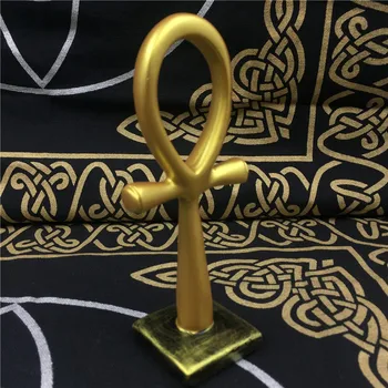 

Egypt Crux Ansata Stereoscopic Life Key Altar Home Decorations Creative Magic Resin Art&Craft Ceremony Props X3964