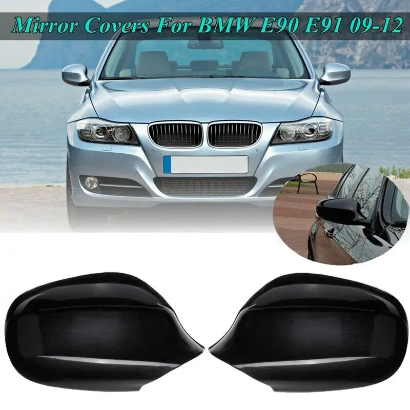 Car Replacement Door Side Mirror Shells Cover For BMW 3-Series 318i 320i 323i 325i 328i E90 2006 2007 2008 | Автомобили и