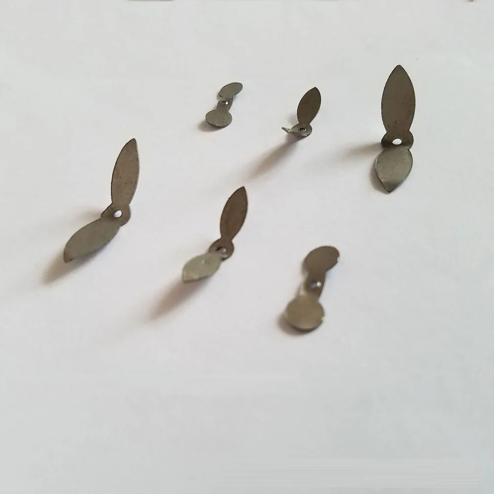 Small Propeller Blade fishing tools fishing accessories fishing tool fishing tackle Fly Propeller Spinner Stainelss Steel DIY hard fishing lures Popper Swim Jig Spinnerbait MAGBLUE 20pcs/lot
