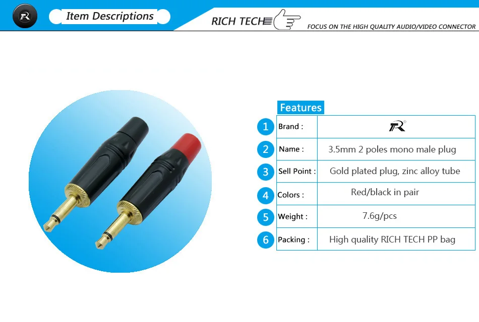 2 Item descriptions