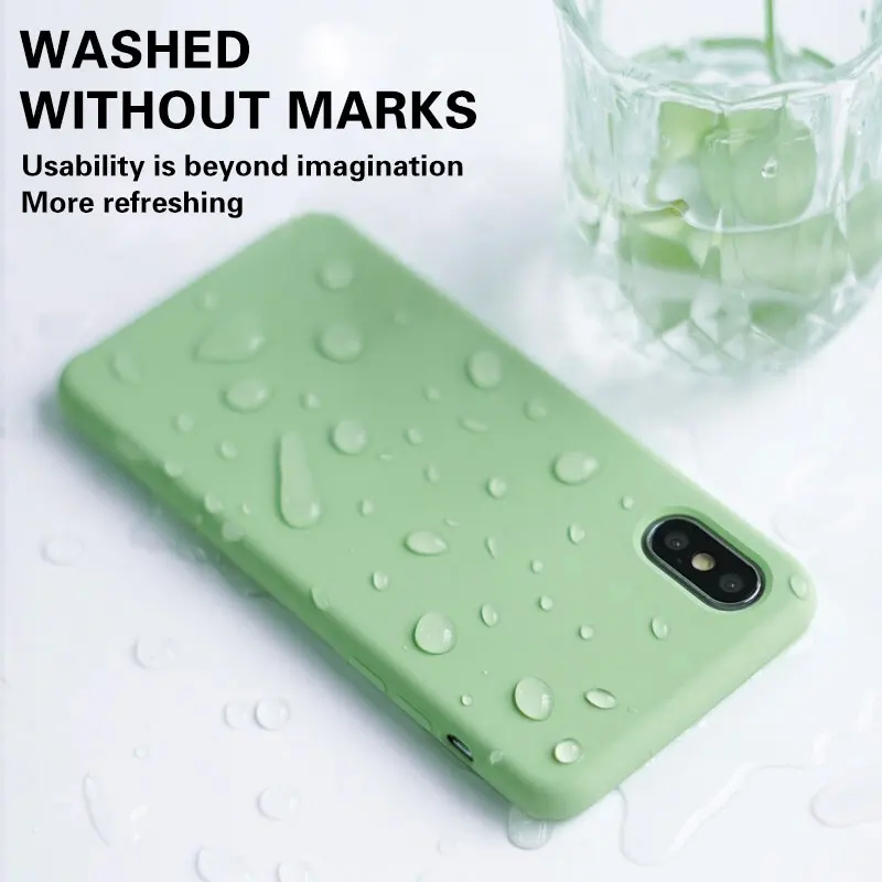 Официальный жидкий силиконовый чехол для iphone X XR XS MAX 7 8 6 6s Plus чехол для iphone 11 Pro Max XS X мягкий чехол без логотипа