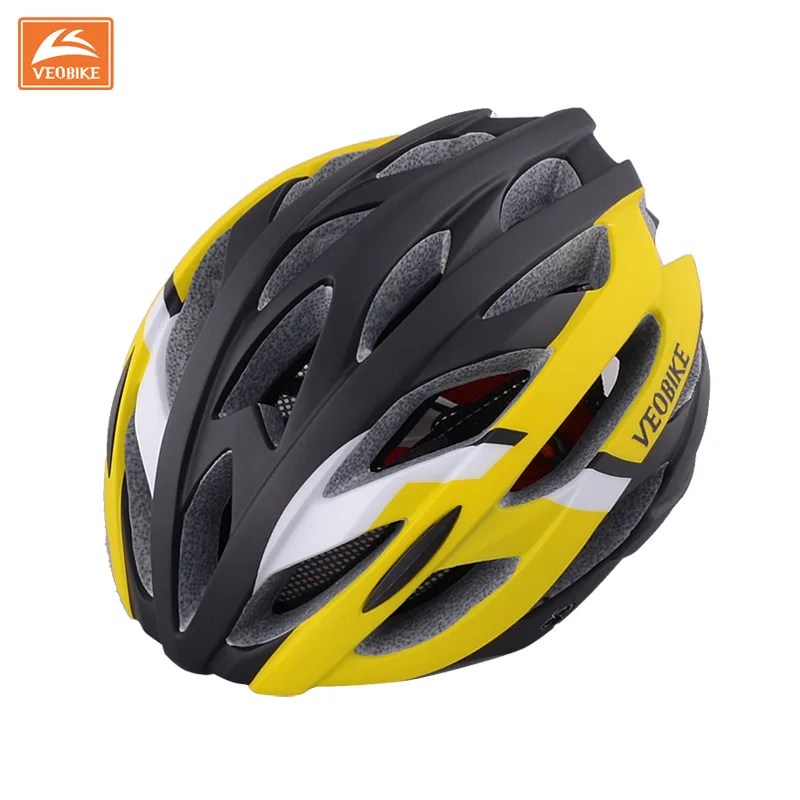 Профессиональный велосипедный шлем для шоссейного велосипеда, велосипедный шлем для мужчин, велосипедный цельный, ультралегкий, MTB, спортивный шлем Casco Ciclismo - Color: Yellow black