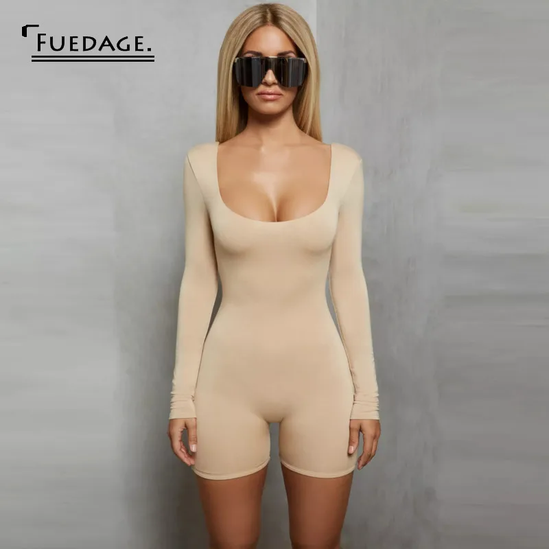 Best Buy Casual Jumpsuit Rompers Long-Sleeves Skinny Backless High-Waist Fashion Women's Street 0LdJlqElgLE