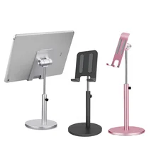 

Aluminum Desktop Tablet Phone stand Holder Adjustable Tablet Mobile Phone support desk Mount For iPad Air Pro 10.5 Stand
