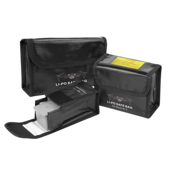 

For DJI Mavic Air 2 Accessories Lipo Fireproof Case Explosion-proof Battery Storage Case Mavic Air 2 Drone Battery Safty Bag