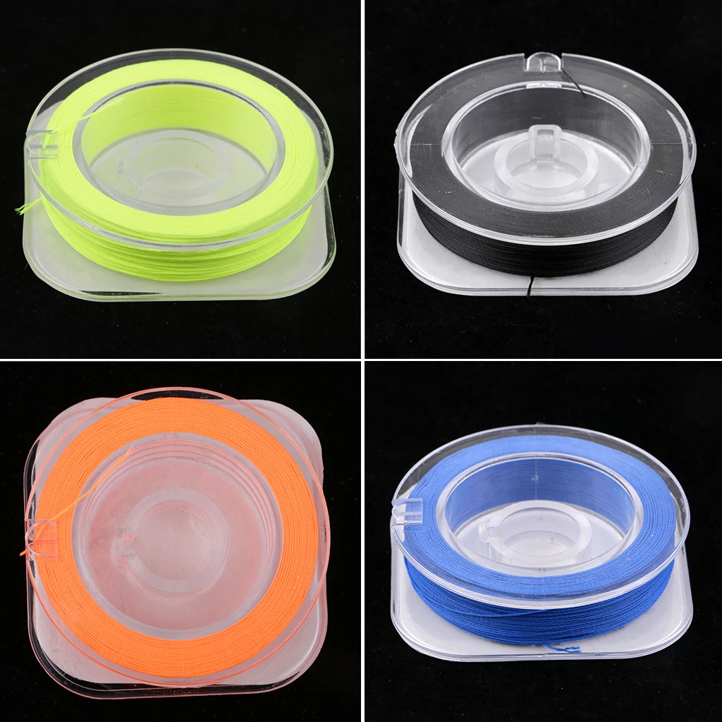 4pcs Rod Repairing Line Fishing Guide Ring Fix Threads Rod Building Line 50m