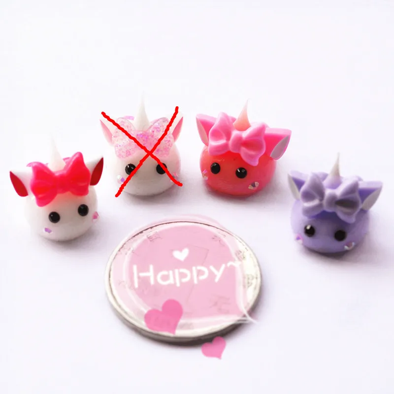 

FOR DIY Home Decoration 16pcs(It Is Soft) 12mm Kawaii Silicone Animal cute teardrop items