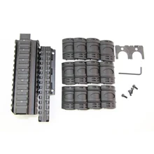 Охотничьи аксессуары, тактическая винтовка, страйкбол, Quad Ris, рельсовый прицел, крепление, поручень с 12 шт., Пикатинни, чехлы для AK 74U