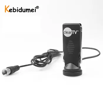 

2.5dB Gain Indoor Digital TV Antenna Signal Receiver Aerial VHF UHF For DVB-T ISDBT TV Signal DAB Radio Broadcasting