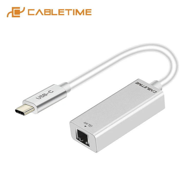 Кабель USB C Ethernet адаптер USB type C для RJ45 LanNetwork карта USB C 3,1 type c концентратор для samsung Galaxy S9/S8/Note9 Mac C045 - Цвет: 0.15M