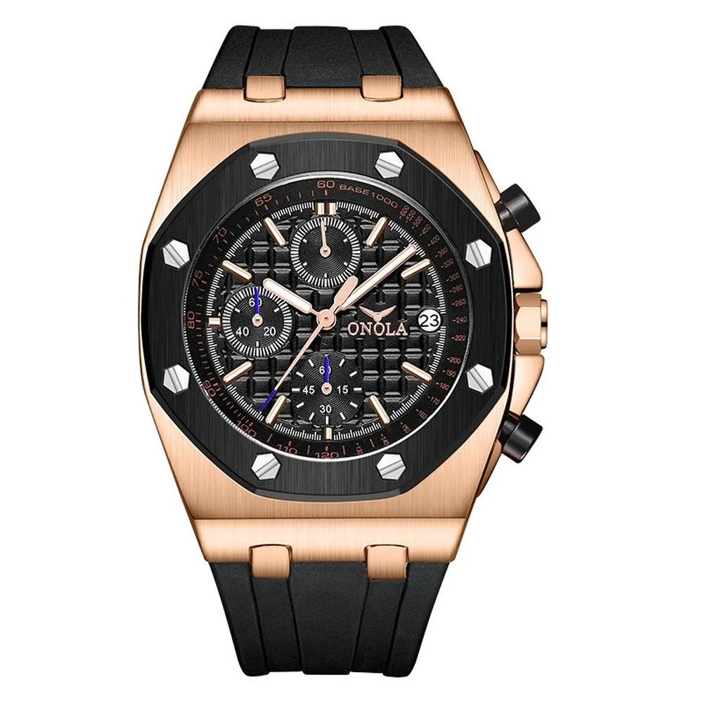 ONOLA Luxury Brand Quartz Watch Watch 2019 Sport Vintage Men Wristwatch Waterproof Unique Personality Fashion High Quality Watch