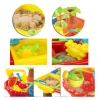 1 Set Children Beach Table Sand Play Toys Set Baby Water Sand Dredging Tools Color Random Outdoor Beach Table Play Sand Pool Set 4
