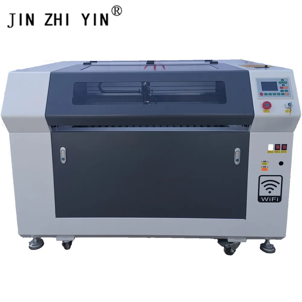 

6090 130w CO2 laser engraver Wifi laser engraving cutting machine Ruida 6442S control High configuration Support