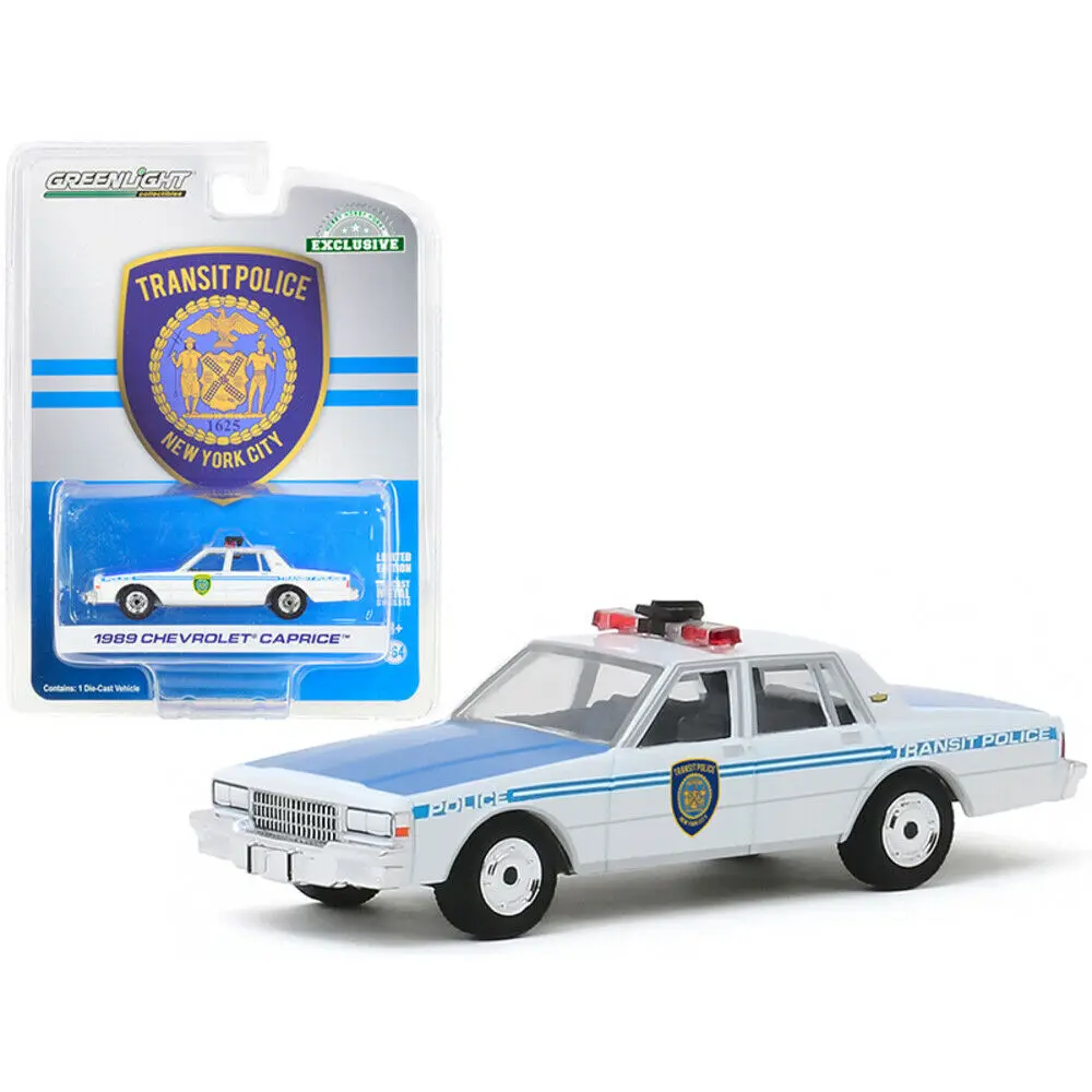GL 1:64 1989 Chevrolet Caprice белая модель из нью-йоркского сплава литые под давлением