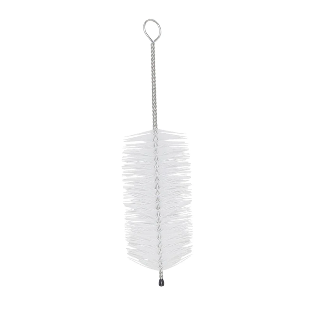 White Trumpet Mouthpiece Cleaning Brush Mouthpiece Cleaner Nylon Brush