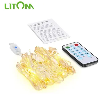 

LITOM 3m Led Lights Decoration Christmas Decorations For Home String Light 12 Lighting Mode 300 LED IP64 Waterproof For Bedroom