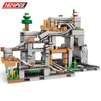 

Build My World Minecraftinglys Game Play Zombies with Action Figures Mine Building Blocks Bricks DIY Christmas Toys for Kids