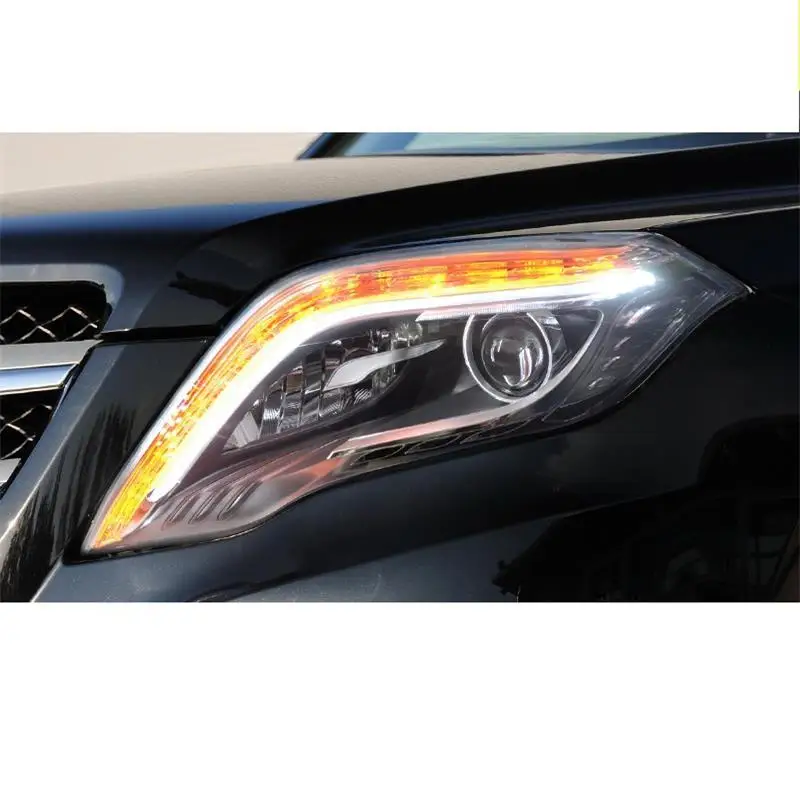 Ходовые части Cob Automovil Assessoires Drl светодиодные аксессуары фары автомобиля фары в сборе 17 18 для Mercedes Benz GLK класс