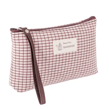 

Lattice Cosmetics Bags Multicolor Pattern Fashion Makeup Pouchs Neceser For Travel Ladies Organizer Pouch Women Cosmetic Bag