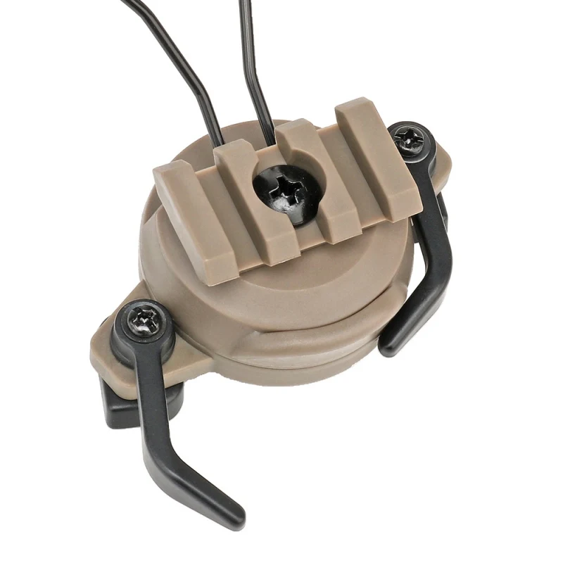 Tactical Headset Rail Adapter Headset Bracket Headphone Mount Stand For 19 21mm Helmet Rail Helmet Accessories