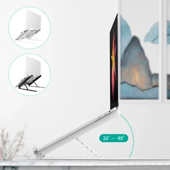 

Portable Foldable Adjustable Laptop Desktop Stand for MacBook Notebook Holder Mount Laptop Ventilated Desktop Stand