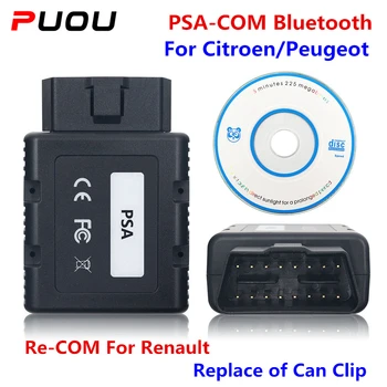 

OBD2 PSA-COM PSACOM for Peugeotv Replacement of Lexia-3 PP2000 PSA COM Bluetooth Diagnostic Programming Tool For Renault