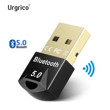 Urgrico USB Wireless adapter Bluetooth Dongle USB Receiver Transmitter USB Bluetooth Adapter 5.0 for Headset Speaker PC computer