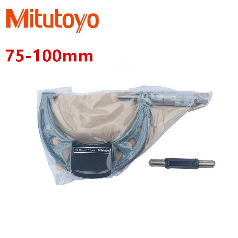 1 шт. Mitutoyo наружные Микрометры 0-25 25-50 50-75 мм точность измерения металлообработки 0,01 мм измерительные приборы измерения