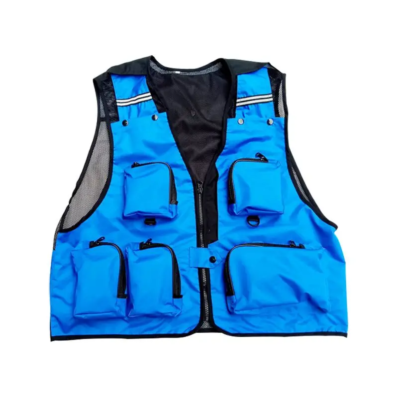 

Fishing Vests Casual Multi Pocket Water Resistant Breathable Zipper Jacket Waistcoat Outdoor Sportswear For Photography Travel