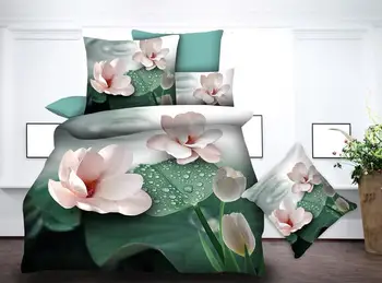 

BEST.WENSD Luxury bedding Korean style flower bed sets bedsheets super soft ultra soft duvet cover king housse de couette beds