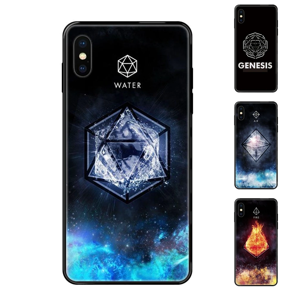 For Huawei P40 P30 P20 P10 P9 P8 Lite Plus Pro 2017 P Smart 2019 Discount Earth Element Water Fire Symbol Black Soft Cool Best | Мобильные