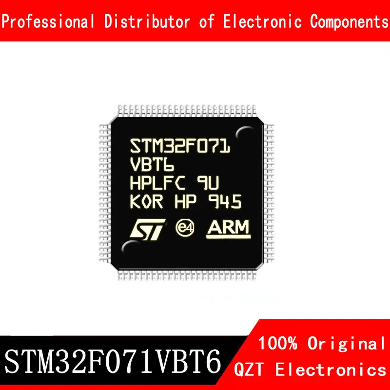 5pcs/lot new original STM32F071VBT6 STM32F071 LQFP100 microcontroller MCU In Stock 1 5pcs lot stm32f207vet6 stm32f207 lqfp100 32 bit microcontrollers mcu microcontroller