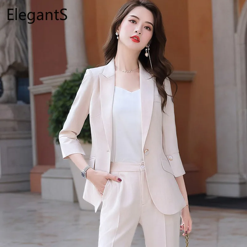 Office Work 2 Piece Set Women Formal 