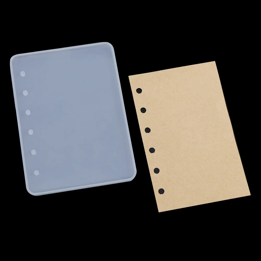 Красивый A7 ноутбук силиконовая форма Вселенная прозрачный материал наполнение ручной работы DIY полимерная книга форма из эпоксидной смолы