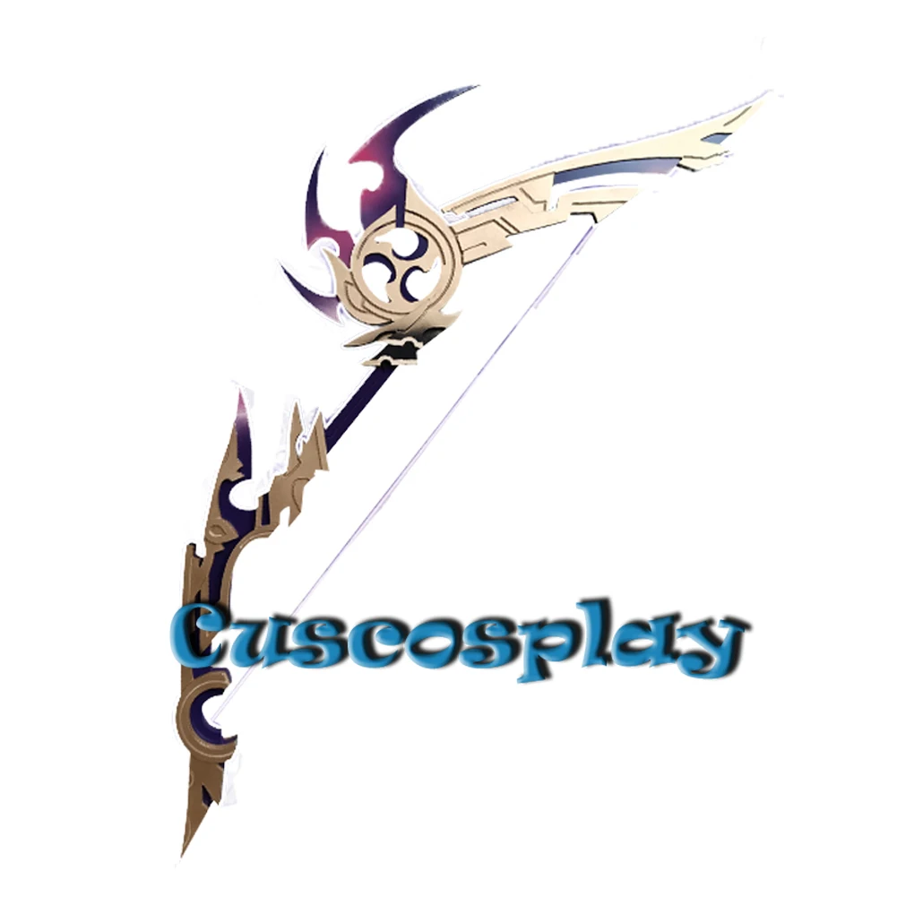 Game Genshin Impact Raiden Shogun Baal Cosplay Bow and Arrow PVC Props Weapons for Halloween Carnival Fancy Party Accessories |