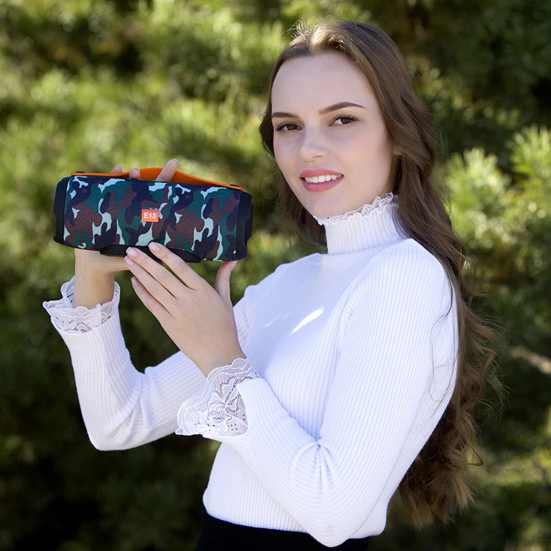 Новая портативная беспроводная bluetooth колонка большого размера стереоколонка