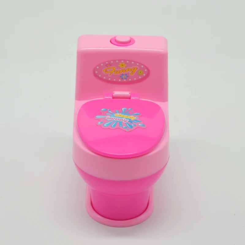 Doll Accessories Barbie Furniture Toilet Mini Bathroom Accessories 1/6