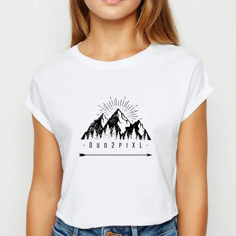 New T-shirt Female Mountain Tshirt 
