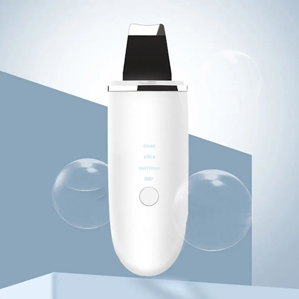 Deep Cleaning Skin Scrubber Ultrasonic Peeling Shovel Facial Pore Cleaner Blackhead Remover Face Lifting USB Rechargeable